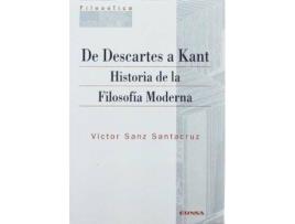 Livro De Descartes a Kant : historia de la filosofía moderna de Victor Sanz (Espanhol)
