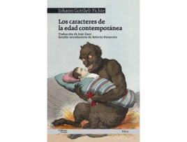 Livro Los caracteres de la Edad Contemporánea de Johann Gottlieb Fichte (Espanhol)