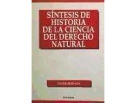 Livro Sintesis de Historia de La Ciencia del Derecho Natural de Javier Hervada Xiberta (Espanhol)
