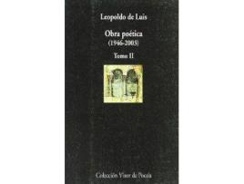 Livro Obra Poetica, 2 -Leopoldo- de Leopoldo De Luis (Espanhol)