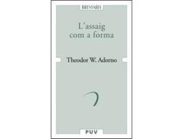 Livro L'assaig com a forma de Theodor W. Adorno (Catalão)