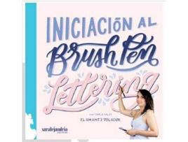 Livro Iniciación al brush pen lettering de Carla Salas Loreiro (Espanhol)