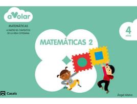 Livro Matemáticas 4 Años 2ºtrim.¡A Volar! Todos Al Agua de Vários Autores (Espanhol)