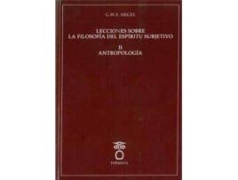 Livro Lecciones sobre la filosofía del espíritu subjetivo II : antropología de Georg Wilhelm Friedrich Hegel (Espanhol)