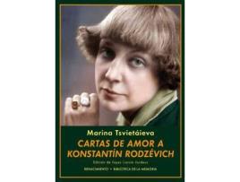 Livro Cartas de amor a Konstantín Rodzévich de Marina Ivanovna Tsvetaeva (Espanhol)