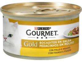 Ração para Gatos  (24x85 g - Húmida - Adulto - Sabor: Frango e Fígado)