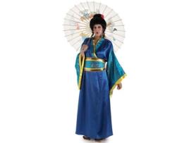 Fato de Mulher  Geisha Azul (Tam: Tamanho Único)