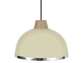 Candeeiro de Suspensão  Demi-Boule B (Creme - E27 - Máx. 40 W - Metal)
