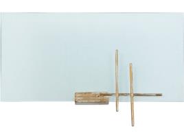 Candeeiro de Parede  Tokyo (Branco Marfim - E27 - Máx. 40W - Vidro)