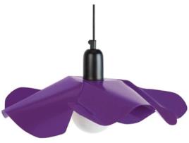 Candeeiro de Suspensão  Blume (Roxo - E27 - Máx. 40 W - Metal)