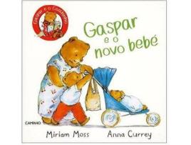 Livro Gaspar e o Novo Bebé de Miriam Moss (Português)