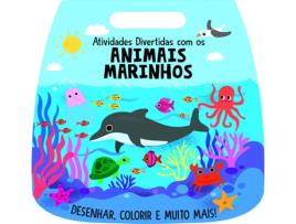Livro Atividades Divertidas com os Animais Marinhos de Stephanie Evans (Português)