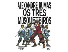 Livro Os Três Mosqueteiros de Alexandre Dumas (Português)