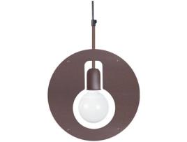 Candeeiro de Suspensão  Moss (Castanho - E27 - Máx. 40 W - Metal)