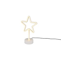 Candeeiro de mesa LED ESTRELA AMARELA