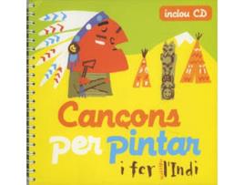 Livro Cançons Per Pintar I Fer L'Indi de Montse Roig Ayuso (Catalão)