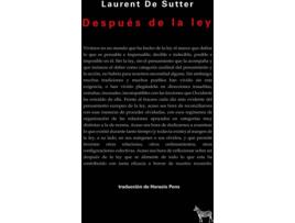 Livro Después De La Ley de Laurent De Sutter (Espanhol)