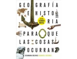 Livro Geografia Historia 1ºeso + Lic.Dig. 21 Para Cosas de Aa.Vv (Espanhol)