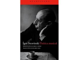 Livro Poética Musical de Igor Stravinski (Espanhol)