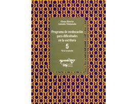 Livro Programa De Reeducación Para Dificultades En La Escritura. Cuaderno 5. Nivel Ava de Elena Huerta Fernández (Espanhol)
