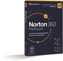 Norton 360 Premium Cloud 75GB (1 User / 10 Device / 1 Ano)