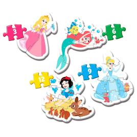 Clementoni Quebra-cabeça Disney Princesa My First Puzzle 29 Peças One Size Multicolour
