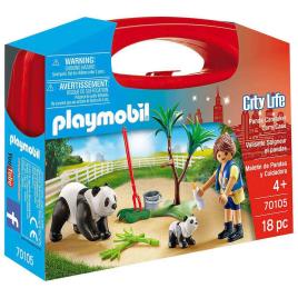 Playmobil Maleta Para Porteiros Do Pandas 70105 One Size Multicolor