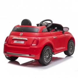 Devessport Carro Elétrico Com Controle De Rádio Fiat 500 3-6 Years Red