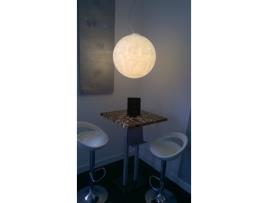 Candeeiro Suspenso LUNA 25 Branco
