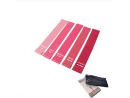 Conjunto de Bandas de Resistência Látex Natural COOL-HOME Multicor