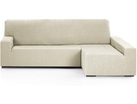 Capa de Sofá Chaise Longue  Emilia Marfim (Braço Direito Longo - 240 cm)