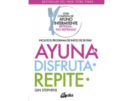 Livro Ayuna, Disfruta, Repite de Gin Sthepens (Espanhol)