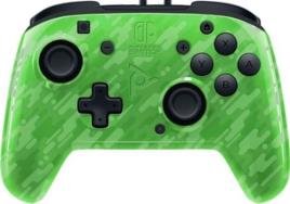 Comando Faceoff Deluxe Audio Wired Controller Verde Camo Nintendo Switch