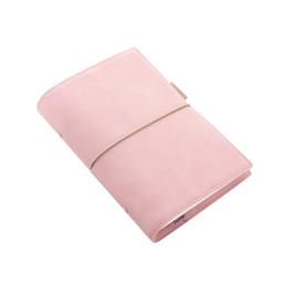 Filofax Organizador Pocket Soft Domino, 145 x 117 mm, Pele Sintética, Rosa Pastel