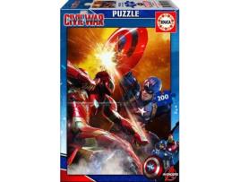 Puzzle  BORRAS 200 Pzs Capit. America Civil War (200 Peças)