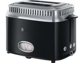 Torradeira RUSSELL HOBBS Retro 21681-56 (Preto - 1300 W)