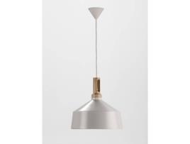 Candeeiro de Teto ELS BANYS Chicago (Branco - E27 - Máx. 40W - Metal, Madeira)