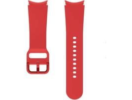 Bracelete SAMSUNG Galaxy Watch 4/Watch 4 Classic Desportiva S/M Vermelho