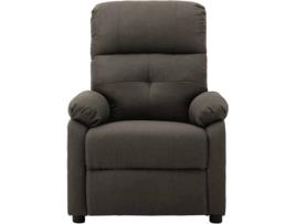 Poltrona  Elétrica Reclinável (Cinzento-acastanhado - Tecido - 76 x 90 x 100 cm)