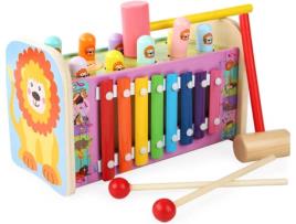 Brinquedo Musival AEA Xilofone Animais da Selva