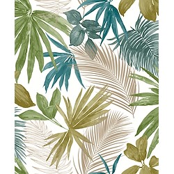 Papel de parede  PALMEIRA TROPICAL VERDE