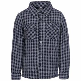 Trespass Camiseta De Manga Comprida Average 5-6 Years Navy Gingham