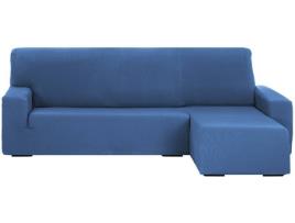Capa Chaise Longue TODOPARAMICASA Túnez Azul Acinzentado (240 cm)