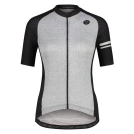 Camisola para Mulher  Comprida Melange Essential Preto para Ciclismo (XS)