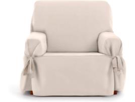 Capa de Sofá  Universal Levante Branco Sujo (1 Lugar - 55 cm)