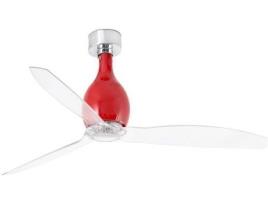 Ventoinha de Teto  Mini Eterfan Vermelho (32 W - Diâmetro 128 cm)