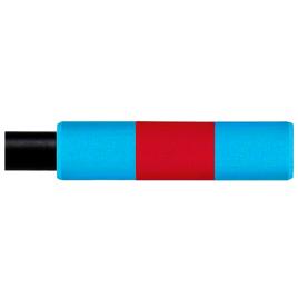 Esigrips Punhos Chunky Custom 130 / 130 mm Aqua / Red / Aqua