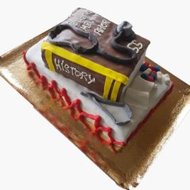 Bolo Medico com Livro Historia