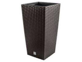 Vaso  Rato Square (Castanho - 40x40x75 cm)