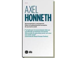 Livro Reconocimiento Y Menosprecio de Axel Honneth (Espanhol)